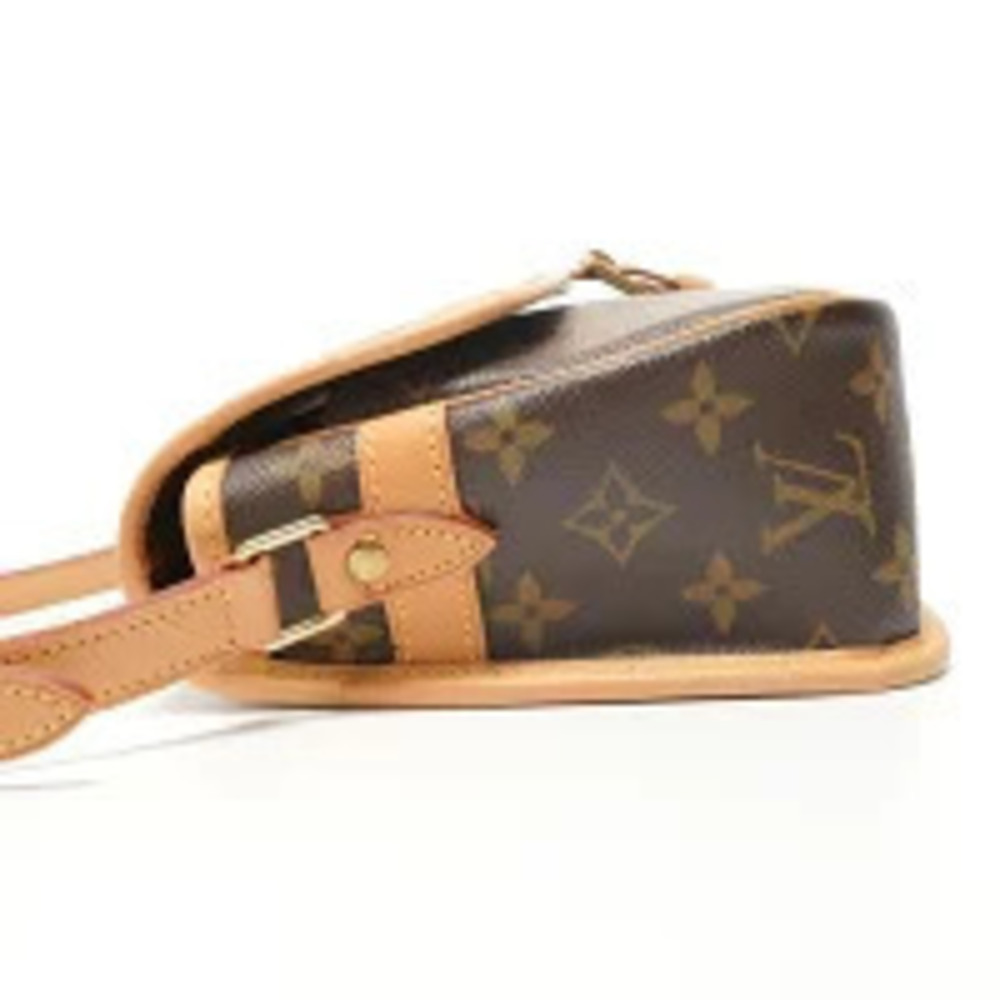 Louis Vuitton Shoulder Bag Monogram Brown Sologne Brown